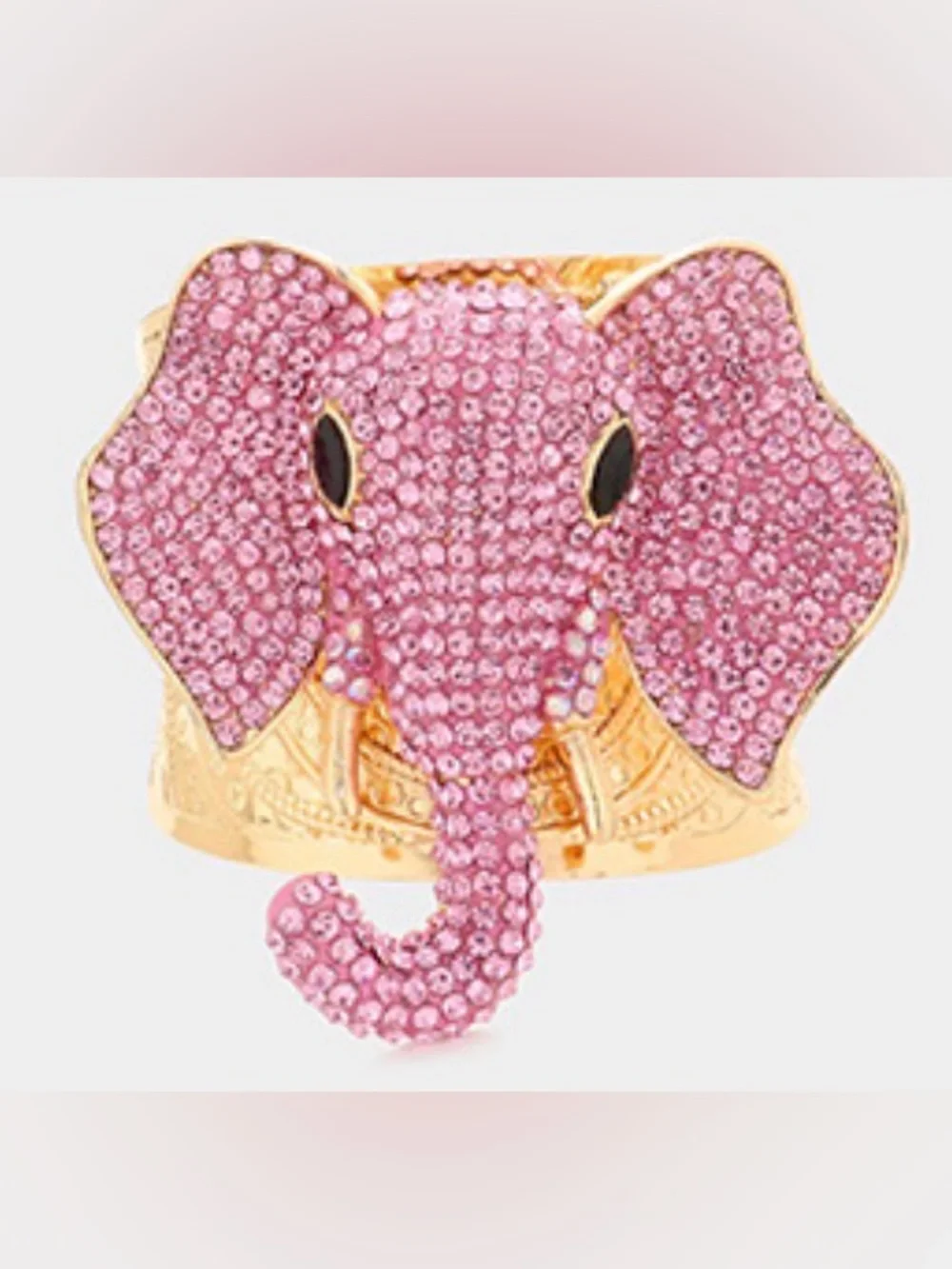 Red Elephant Crystal Bracelet